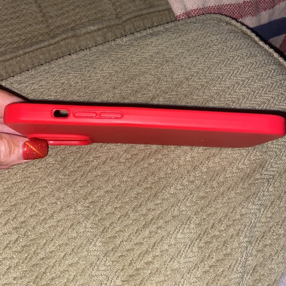 iPhone 13 Pro Max Case, Liquid Silicone Case RED - Picture 10 of 12